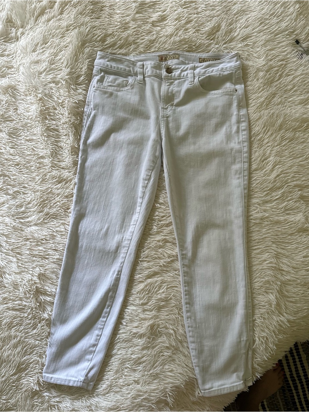 Guess White Skinny Jeans